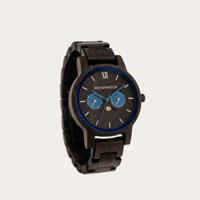 Houten Horloge Indigo