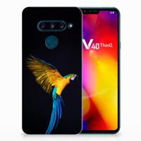 LG V40 Thinq TPU Hoesje Papegaai