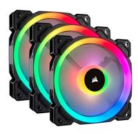 Corsair Ll Series, Ll120 Rgb, 120Mm Dual Light Loop Rgb Pwm Fan, 3 Fan Pack Met Lighting Node Pro,3 x 120 mm Lüfter,Zwart
