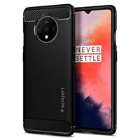 Spigen Rugged Armor Case Compatibel met OnePlus 7T hoesje -Zwart
