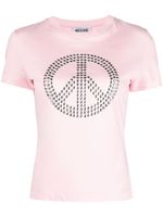 MOSCHINO JEANS t-shirt à fermeture zippée - Rose