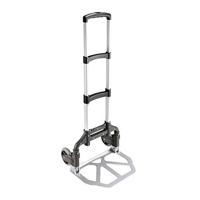 Adam Hall Accessories Porter AHPORTER, opvouwbare steekwagen met vergrendelbare uittrekgreep, zilverzwart, 1000 mm