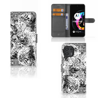 Telefoonhoesje met Naam Motorola Edge 20 Lite Skulls Angel