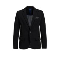 WE Fashion colbert Acer met rib structuur zwart