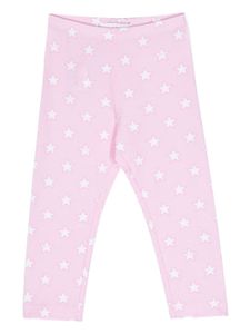 Monnalisa legging à étoiles imprimées - Rose