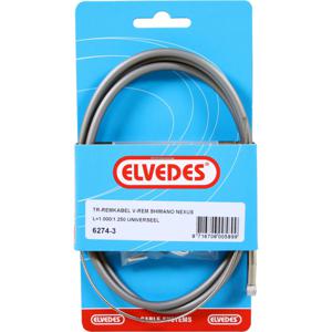 Elvedes V-remkabel nexus zilver rvs