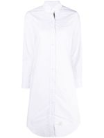 Thom Browne chemise en coton biologique à patch logo - Blanc - thumbnail