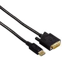 Hama Adapterkabel (DisplayPort-stekker naar DVI-stekker), 1,80 m