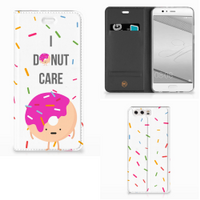 Huawei P10 Plus Flip Style Cover Donut Roze