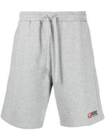 Diesel short de sport P-Crown-Div à logo brodé - Gris