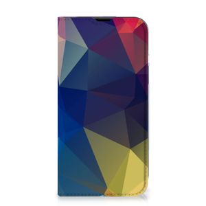 iPhone 14 Stand Case Polygon Dark