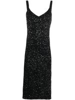 Missoni sequin-embellished ribbed dress - Noir