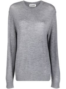 Jil Sander pull léger en laine - Gris