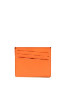 Maison Margiela porte-cartes en cuir grainé - Orange