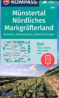 Wandelkaart 890 Münstertal - Nördliches Markgräflerland | Kompass