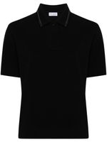 Brunello Cucinelli polo à détails de perles - Noir