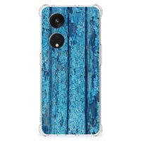 OPPO Reno8 T 5G Stevig Telefoonhoesje Wood Blue - thumbnail