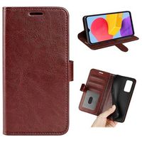 Samsung Galaxy M13 Wallet Case met Magnetische Sluiting - Bruin