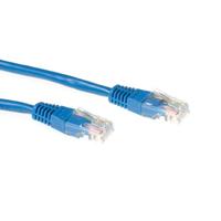 ACT IB5603 U/UTP CAT5E Patchkabel Blauw - 3 meter