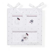 Interbaby organizer Stippen junior 61 x 58 cm katoen