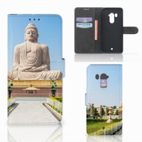 HTC U11 Plus Flip Cover Boeddha