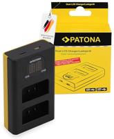 PATONA EN-EL25 EN-EL25a Batterijlader - 1911 USB Dual LCD Mini - Compatibel met Nikon Z50 Z fc - Gevoed via USB-C of Micro-USB