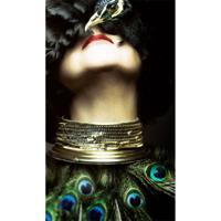 Wanddecoratie Faces 030 70x118cm