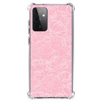 Samsung Galaxy A72 4G/5G Case White Flowers