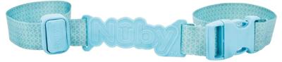 Nuby vasthoudband drinkbeker junior 13,7 cm polyester blauw Nuby vasthoudband drinkbeker junior 13,7 cm polyester blauw