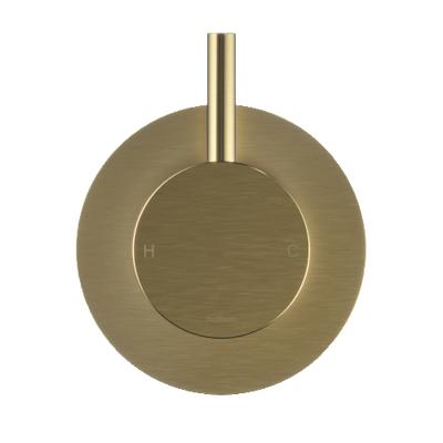 Hotbath Cobber Afbouwdeel Douchemengkraan Geborsteld Messing CB031 Hotbath Cobber Afbouwdeel Douchemengkraan Geborsteld Messing CB031