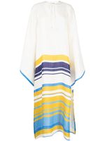 Bambah caftan Moza en lin - Multicolore