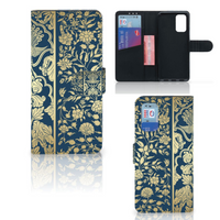 Samsung Galaxy A32 4G Hoesje Beige Flowers - thumbnail