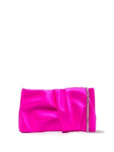 Jimmy Choo pochette Bonny à fini satiné - Rose