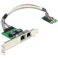 DeLOCK DeLOCK Mini PCIe I/O PCIe full size 2 x Gigabit LAN - thumbnail