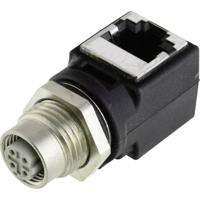 Harting HAN M12 D gecodeerd RJ-45 4-polige adapter, haak