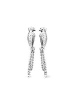 TANE México 1942 boucles d'oreilles Quetzal en argent sterling