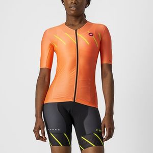 Castelli Free speed 2 W race tri top oranje dames S