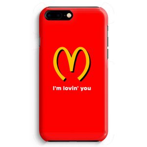 I'm lovin' you: iPhone 8 Plus Volledig Geprint Hoesje