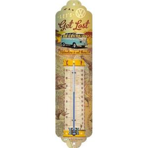 Nostalgic Art Thermometer VW Bus Binnen/buiten Meerkleurig