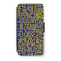 Majorelle Blue Print: iPhone 8 Flip Hoesje - thumbnail