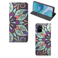 OnePlus 8T Smart Cover Purple Flower