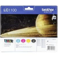 Brother LC-1100VALBP inktcartridge 4 stuk(s) Origineel Zwart, Cyaan, Magenta, Geel - thumbnail