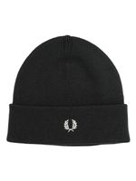 Fred Perry bonnet nervuré à logo brodé - Vert