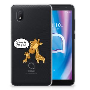 Alcatel 1B (2020) Telefoonhoesje met Naam Giraffe