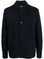 Zegna surchemise Alpe Chore - Bleu