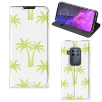 Motorola One Zoom Smart Cover Palmtrees