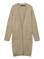 VERO MODA Vmsaba Ls Pocket Coatigan Ga Noos gebreide jas voor dames, Silver Mink/Detail: melange, M