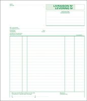 Exacompta leveringen, ft 21 x 18 cm, dupli (50 x 2 vel), tweetalig (NL/FR)