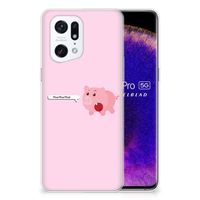 OPPO Find X5 Pro Telefoonhoesje met Naam Pig Mud