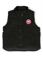 Canada Goose Kids Vanier logo-patch padded gilet - Noir - thumbnail